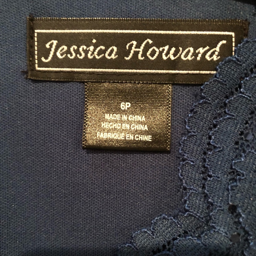 Beautiful Blue Jessica Howard Dress size 6p - Picture 4 of 12